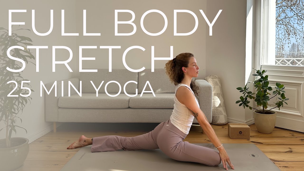 Full Body Yoga Stretch | 25 Min Yoga for Flexibility, Relaxation and Stress Relief