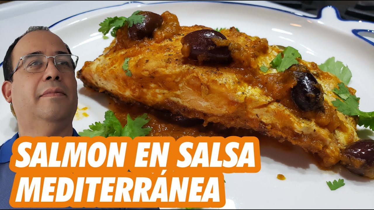 Salmón en Salsa Mediterránea (Salvaje o de Piscifactoría?)