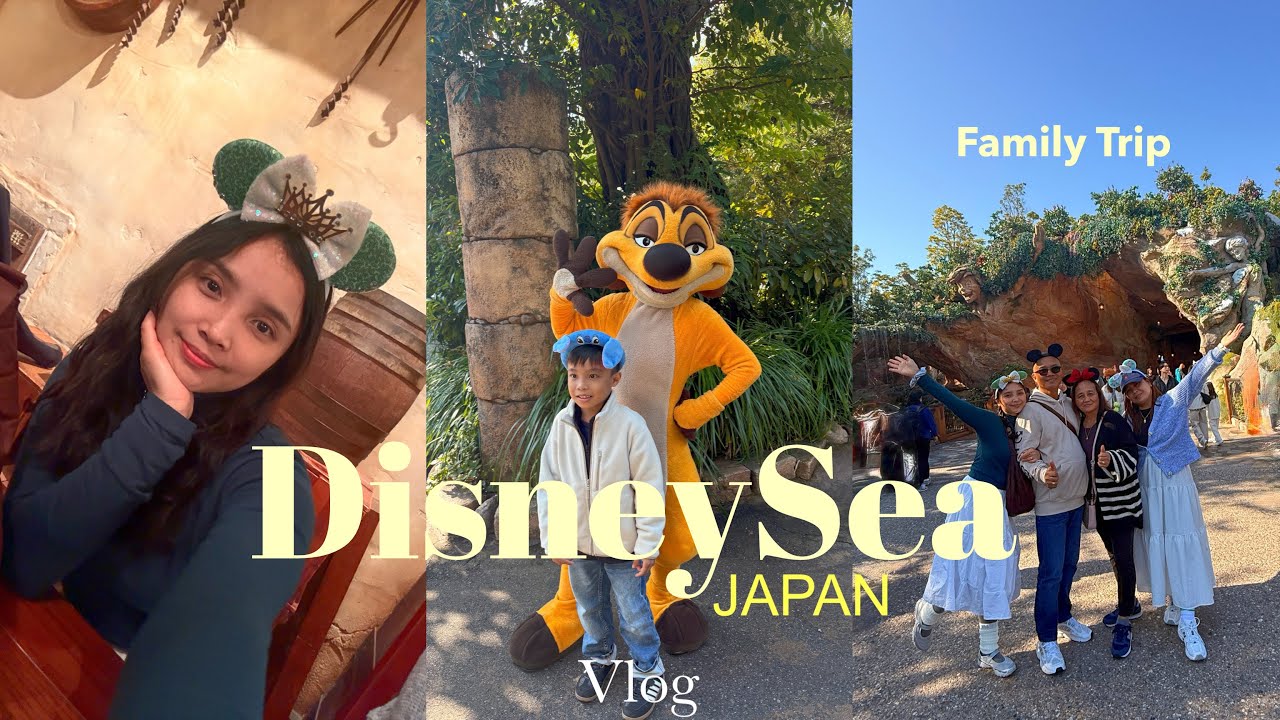 JAPAN DIARIES🇯🇵Family Trip to DisneySea| Fantasy Springs, Churros, Believe! Sea of Dreams 🎢