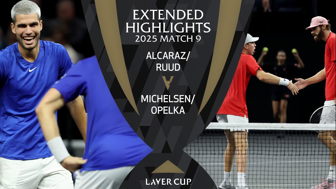 Alcaraz/Ruud v Michelsen/Opelka Extended Highlights | Laver Cup 2025 Match 9