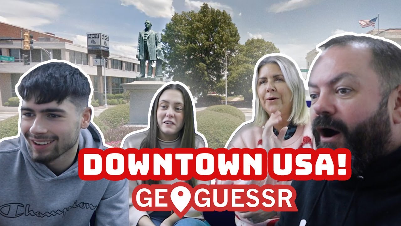 GEOGUESSR | DOWNTOWN USA CITIES ! | BRITISH FAMILY