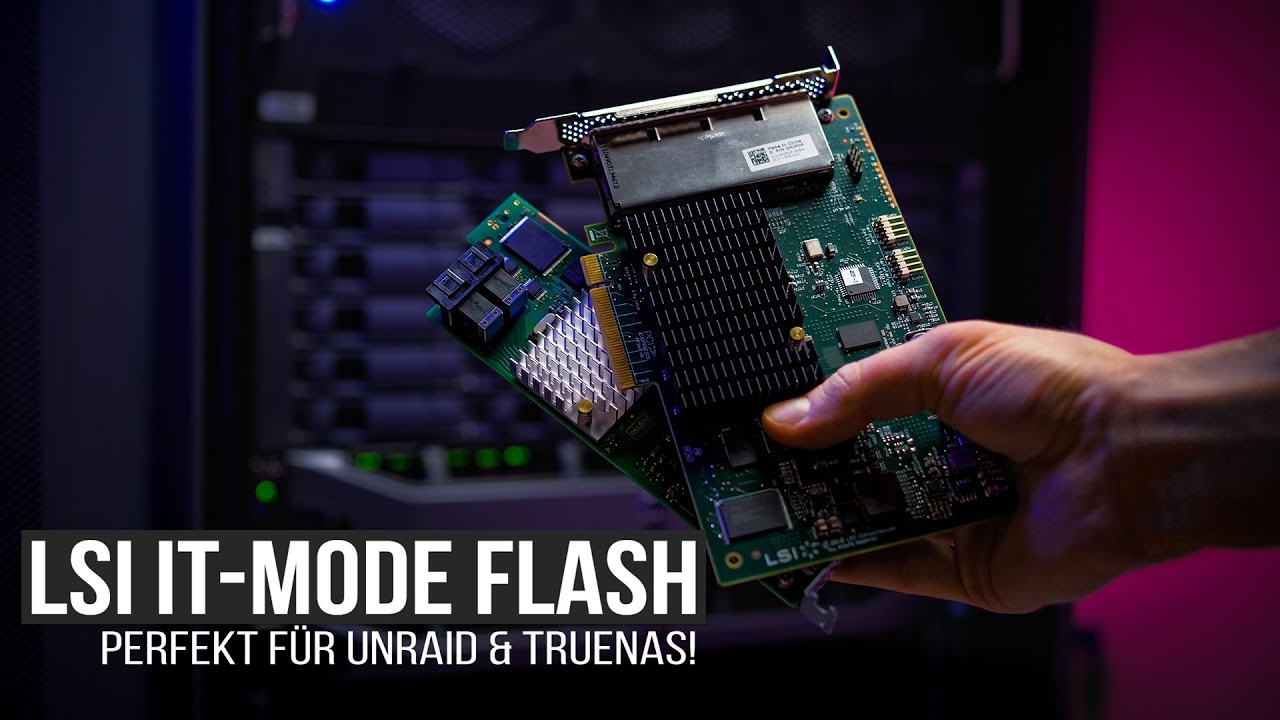 Günstige HBA dank IT-Mode Firmware! - So machst du LSI RAID Karten zur HBA