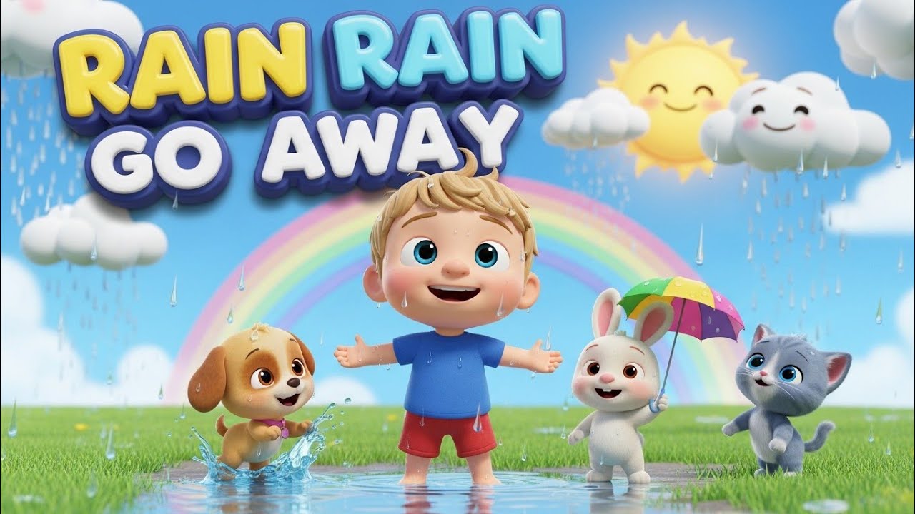 Rain Rain Go Away ☔ | Детские Песенки | Песни для Малышей | Lumo TV