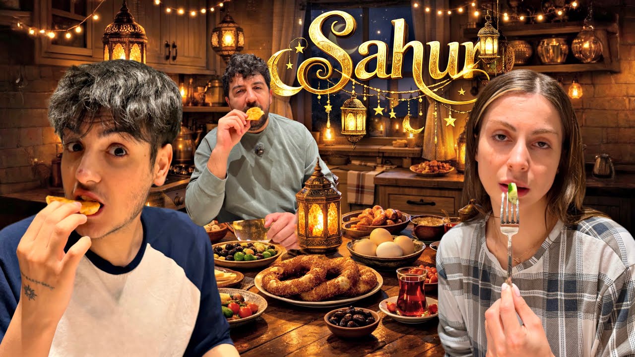 SAHUR VLOG!! 🌙 Melih Yıldırım | Sıla Beyoğlu | Serkan 