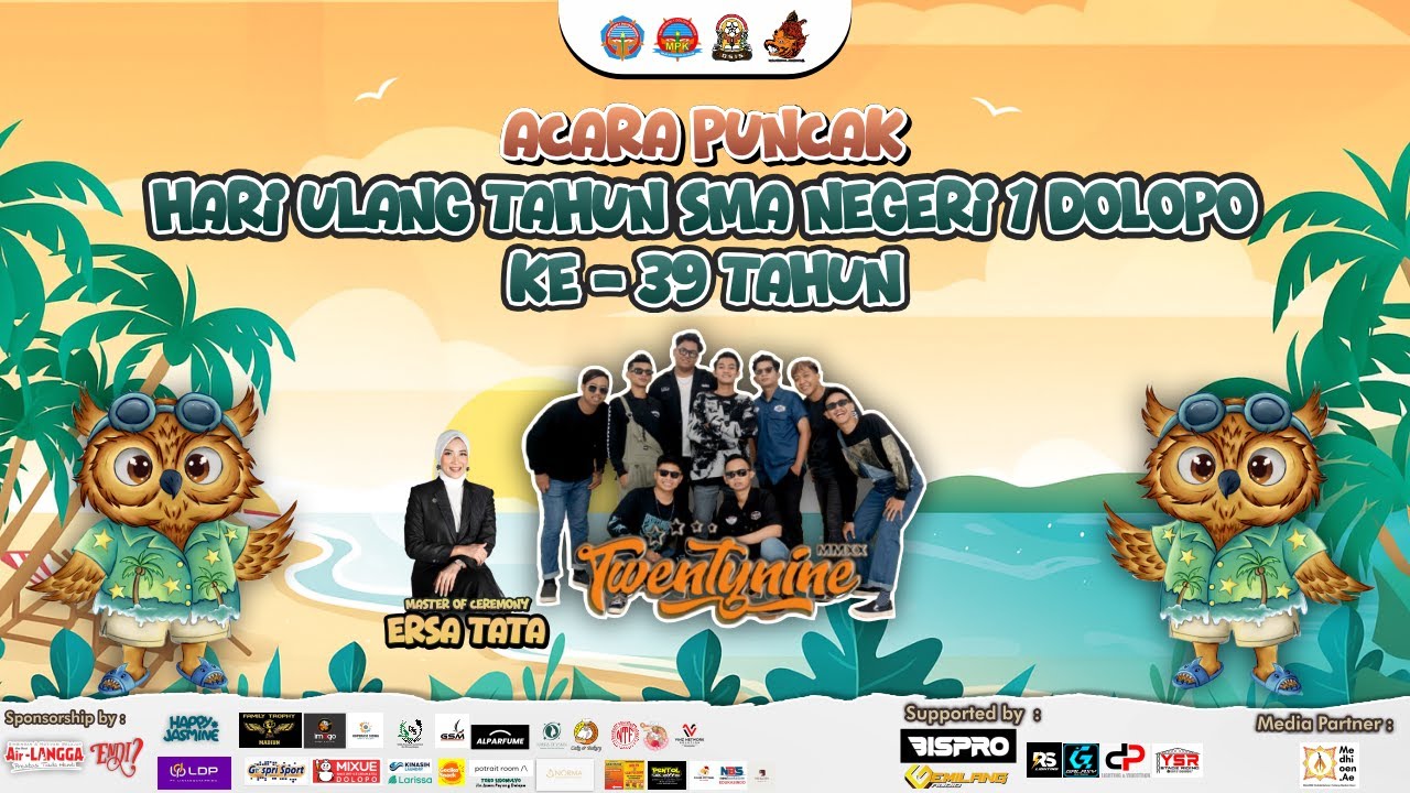 🔴lIVE... Acara Puncak Hari Ulang Tahun SMA Negeri 1 Dolopo Ke-39 Tahun || Rabu 29 Oktober 2025