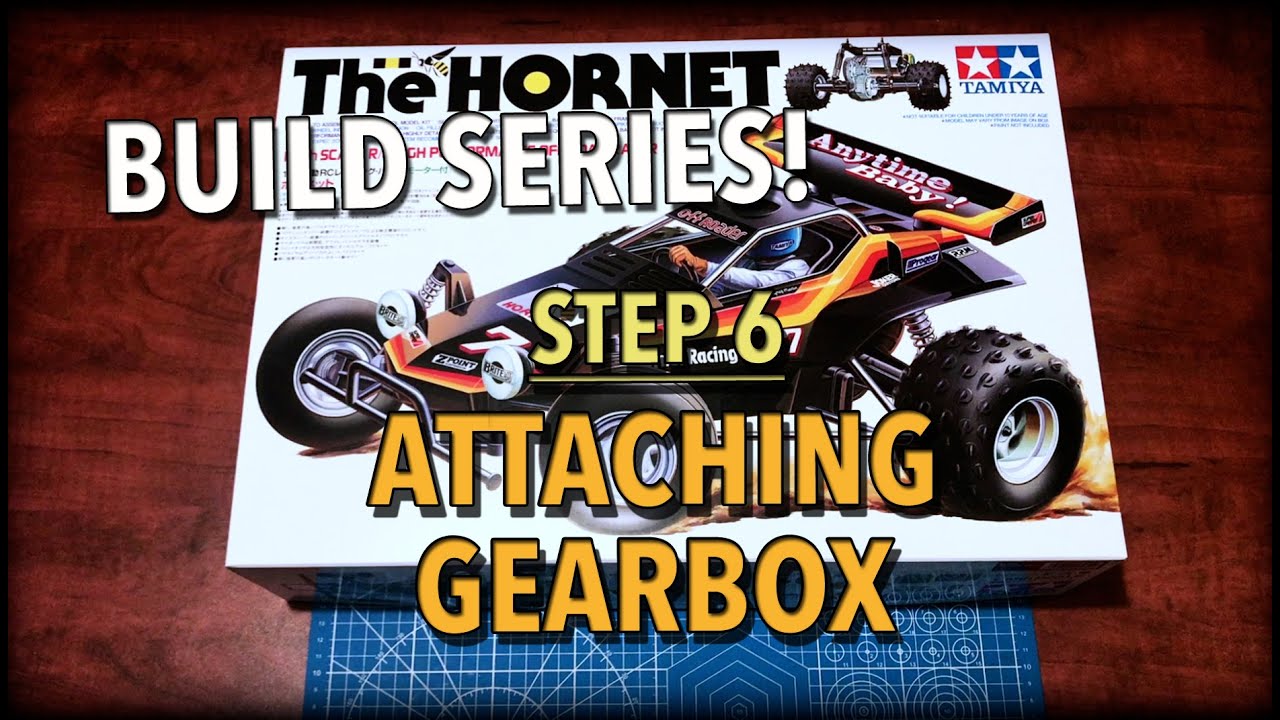 Tamiya Hornet Beginner Build Series! - Step 6 - Attaching the Gearbox