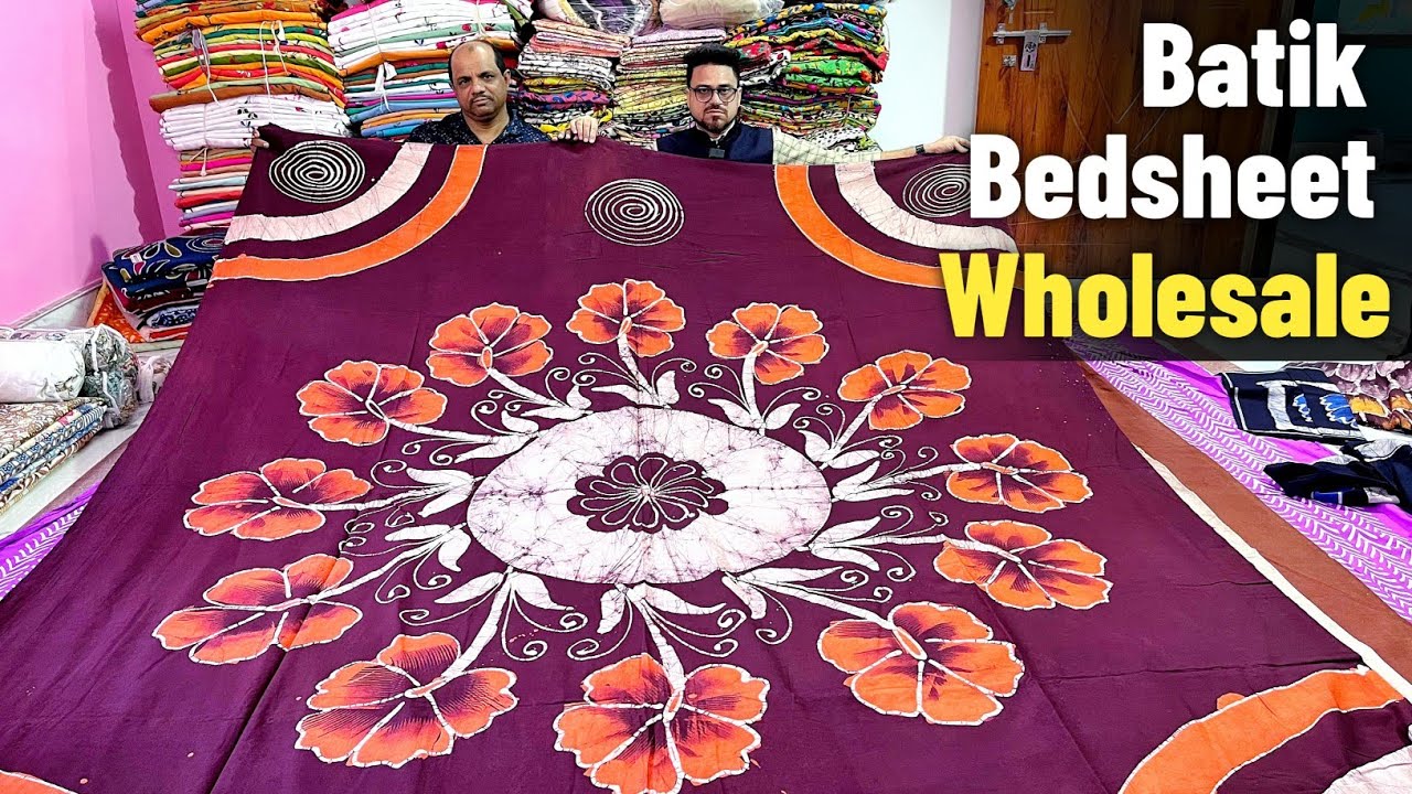 Hand Embroidered Bedsheet & Batik Bedsheet Wholesaler - 100% Cotton Printed & Handwork Bedsheet 🔥🔥