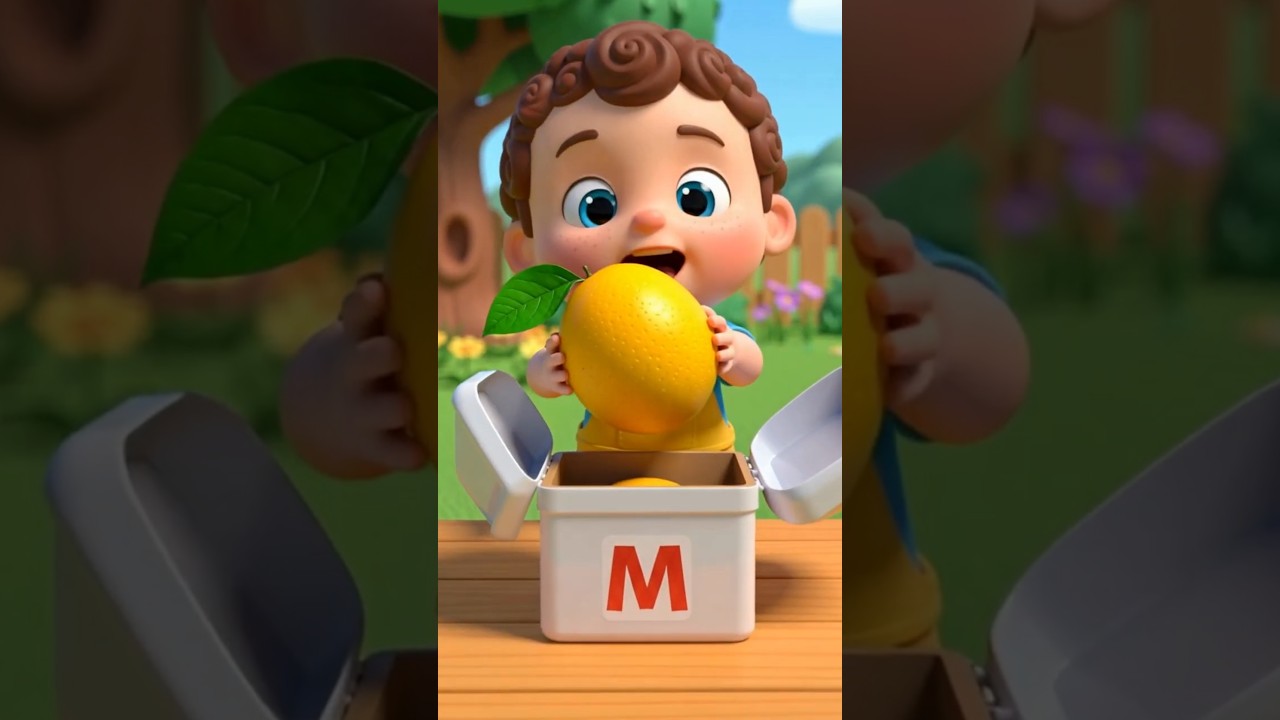 ABC Song for Kids (M-P) | Fun Alphabet Nursery Rhyme | ABCD Learning Song #abcd #kidssongs #shorts