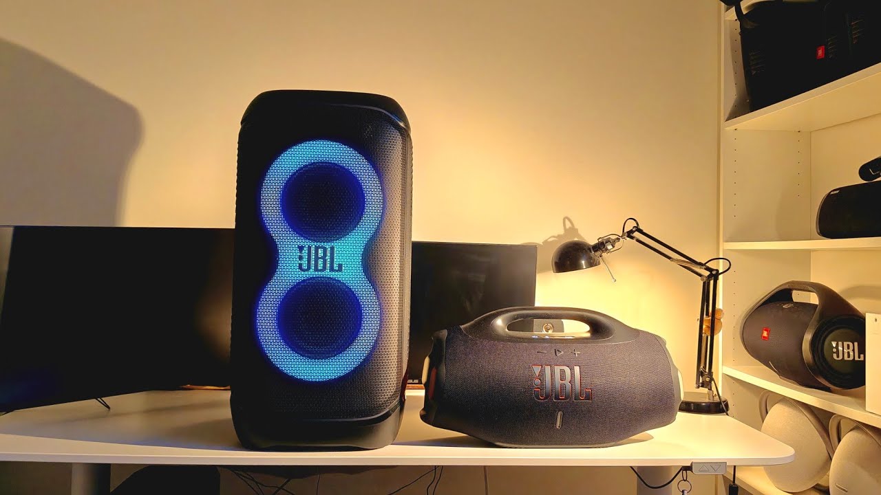 JBL BoomBox 4 kontra PartyBox 320 (por&oacute;wnanie w pomieszczeniach)