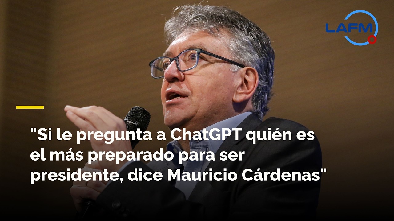 Mauricio Cárdenas: 'ChatGPT dice que soy el más preparado' para ser presidente de Colombia
