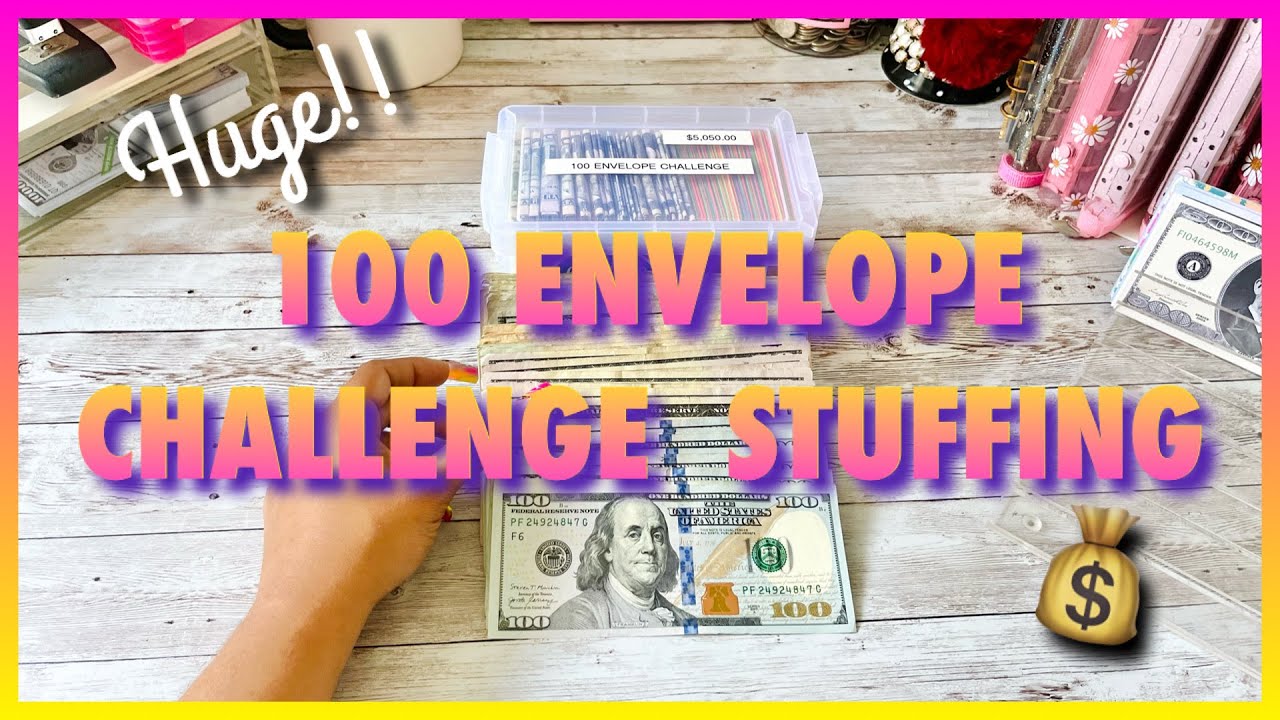 CASH STUFFING MY 100 ENVELOPE CHALLENGE | DAISYBUDGETS | #CASHENVELOPESYSTEM
