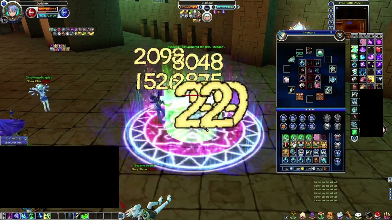 Fiesta Online PvP | Rektify (Lnvy) being spawned by a cleric