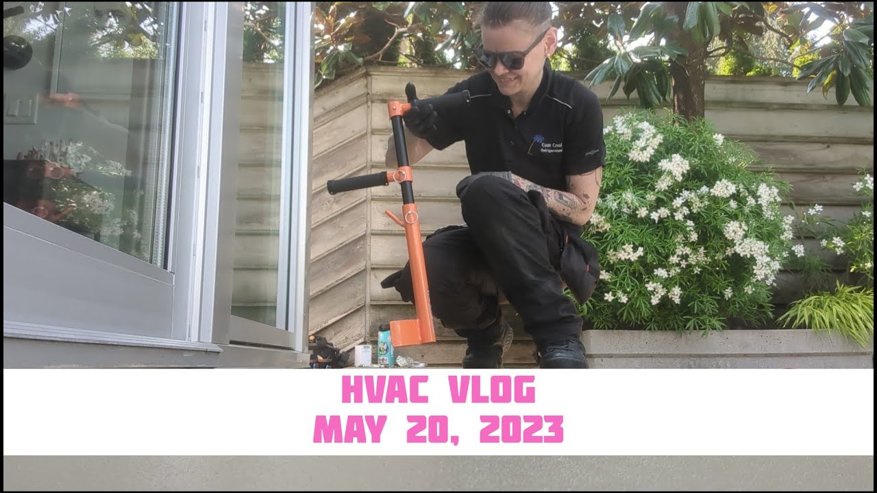 May 20, 2023 - HVAC Vlog - unit replacement, new compressors - Women in HVAC