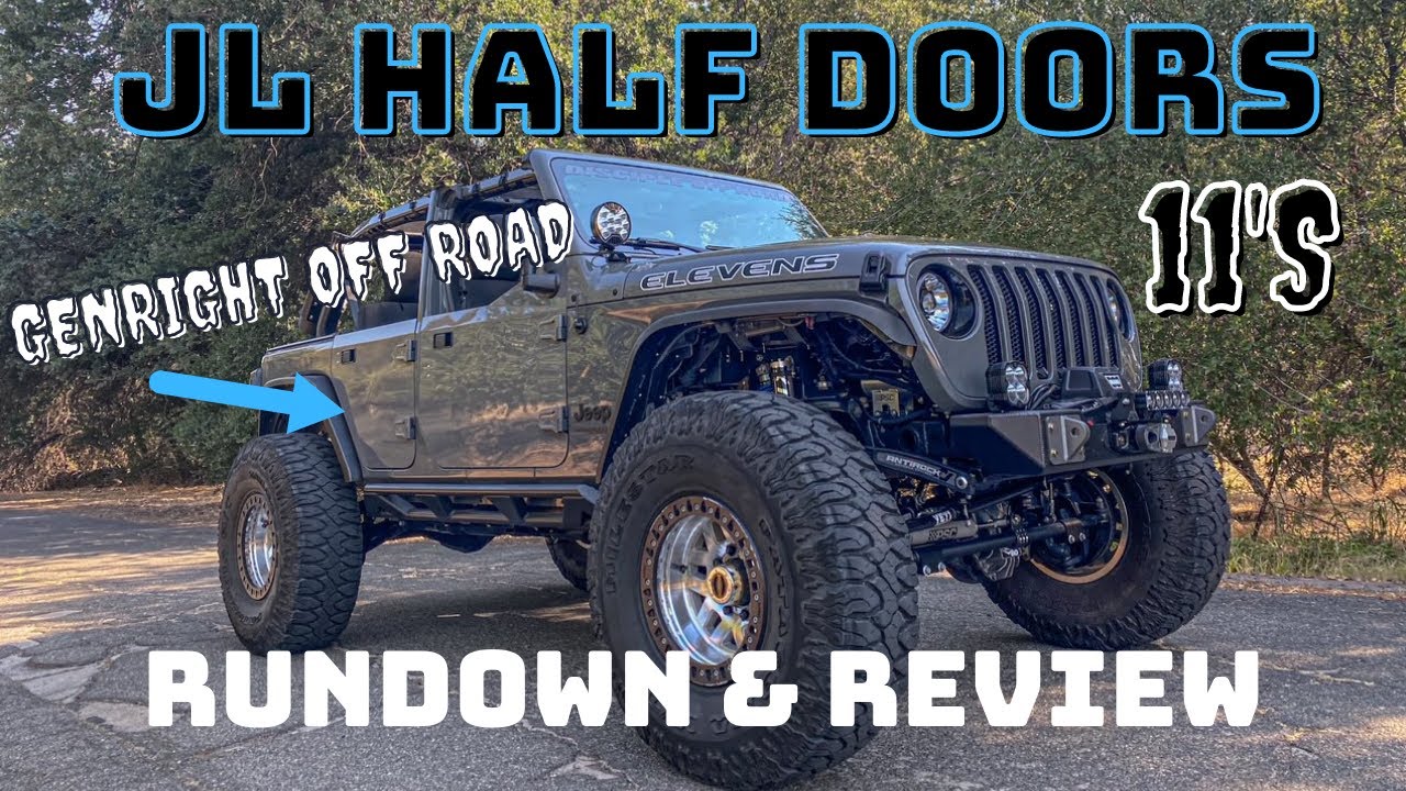 Jeep Wrangler JL Half Doors - Genright