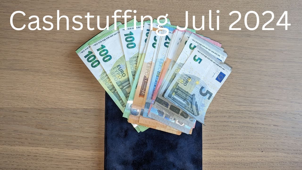 Cashstuffing Juli 2024 | Umschlagmethode Juli 2024