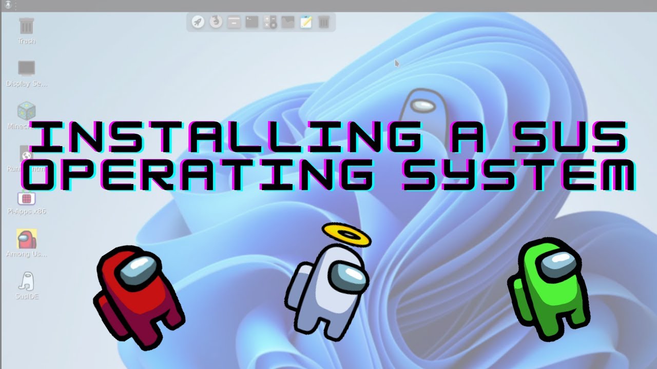 Installing a sus operating system #amongus #AmongUs #AmogOs #FreeFire #freefire