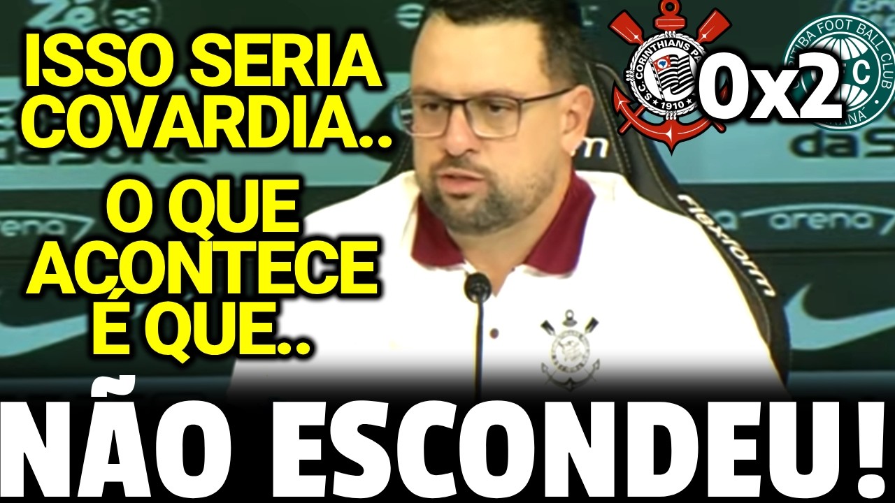 ENTREGOU TUDO! OLHA O QUE O FILHO DE DORIVAL FALOU APÓS DERROTA DO CORINTHIANS 0 X 2 CORITIBA