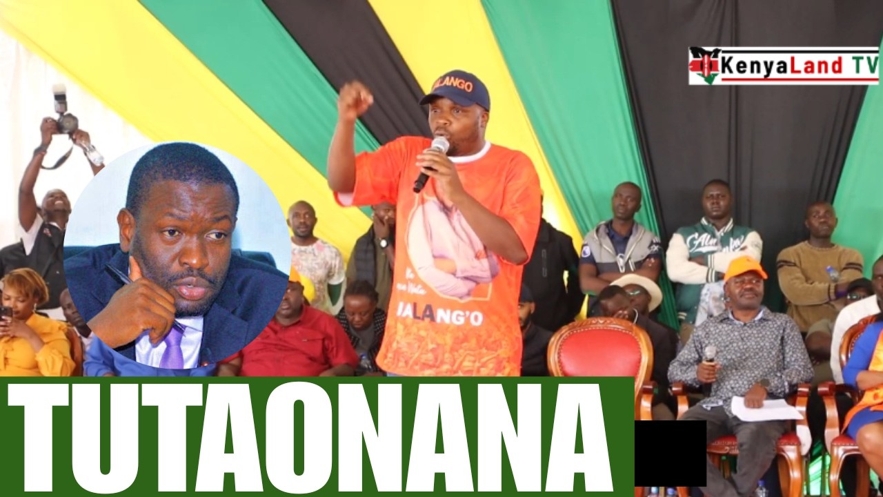 Ulisema wewe ni Tsunami, tutaonana macho kwa macho, MP Jalang'o terrifies Sifuna!!