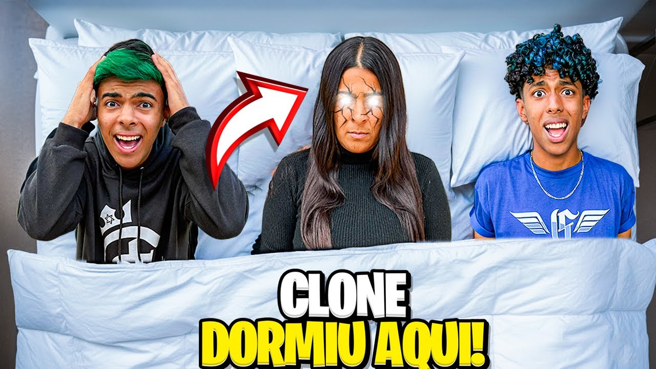 A CLONE DORMIU NA NOSSA CAMA! COMO VAMOS EXPULSAR ELA DA NOSSA CASA?!😱