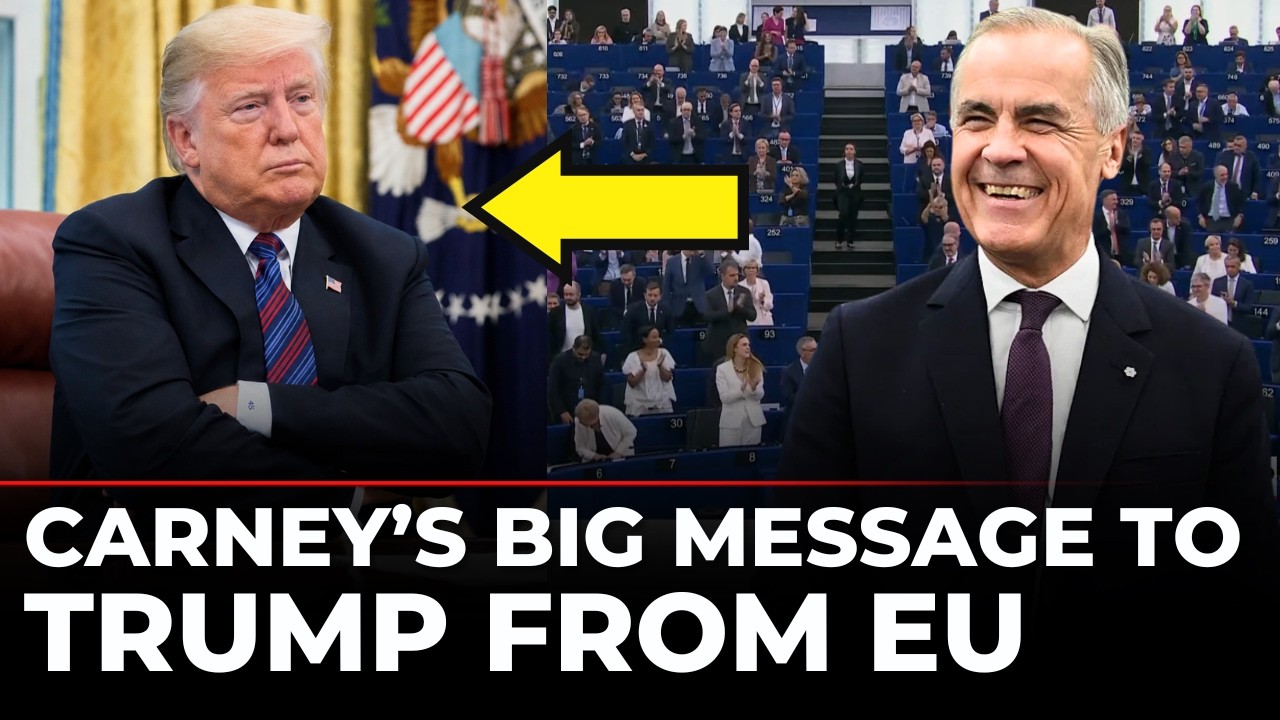 LIVE: Mark Carney Makes Major Announcement From EU Parliament Amid Trump Tariff Feud
