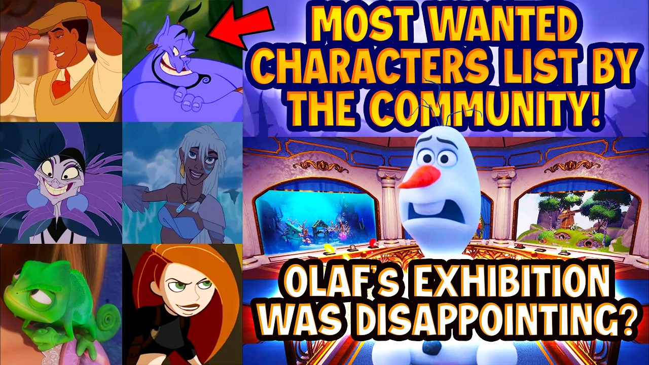 Самые ожидаемые персонажи от сообщества ШОКИРОВАЛИ МЕНЯ в Disney Dreamlight Valley.