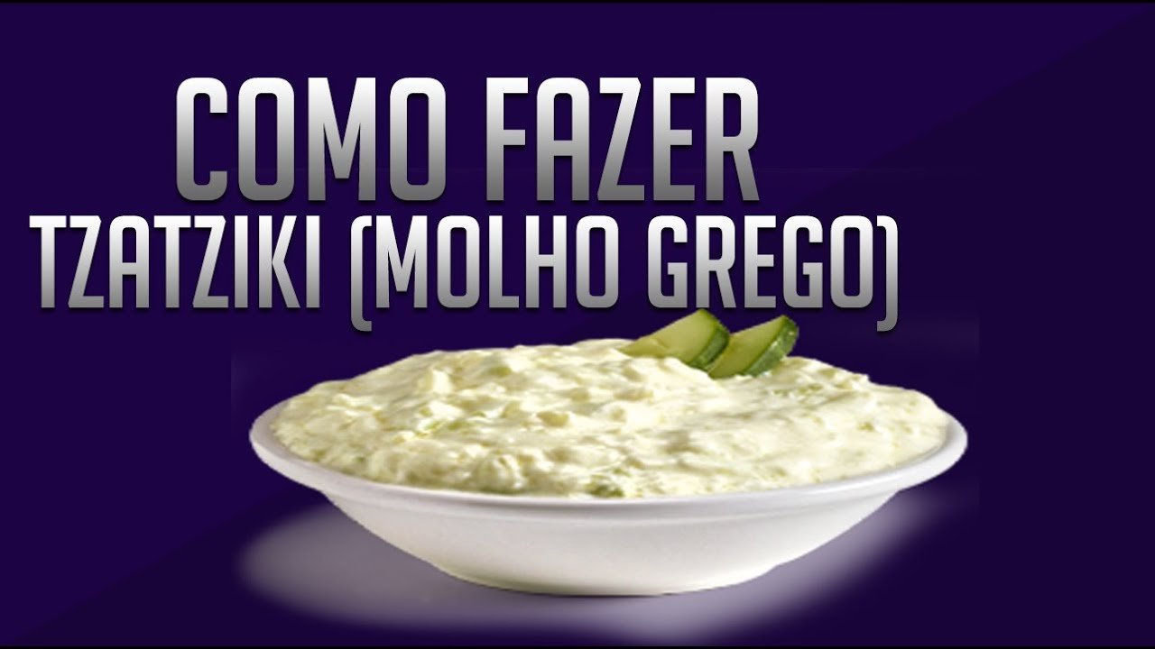 COMO FAZER TZATZIKI (MOLHO GREGO)