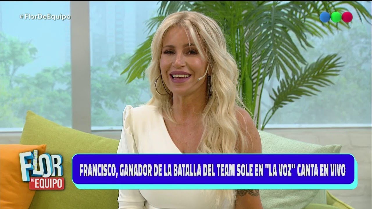 La visita de Francisco, ganador de las batallas de La Voz Argentina - Flor De Equipo