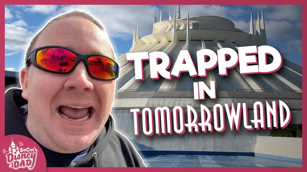 I Spent 4 Hours TRAPPED in Tomorrowland at Disneyland | SECRETS, Rides, Food & More
