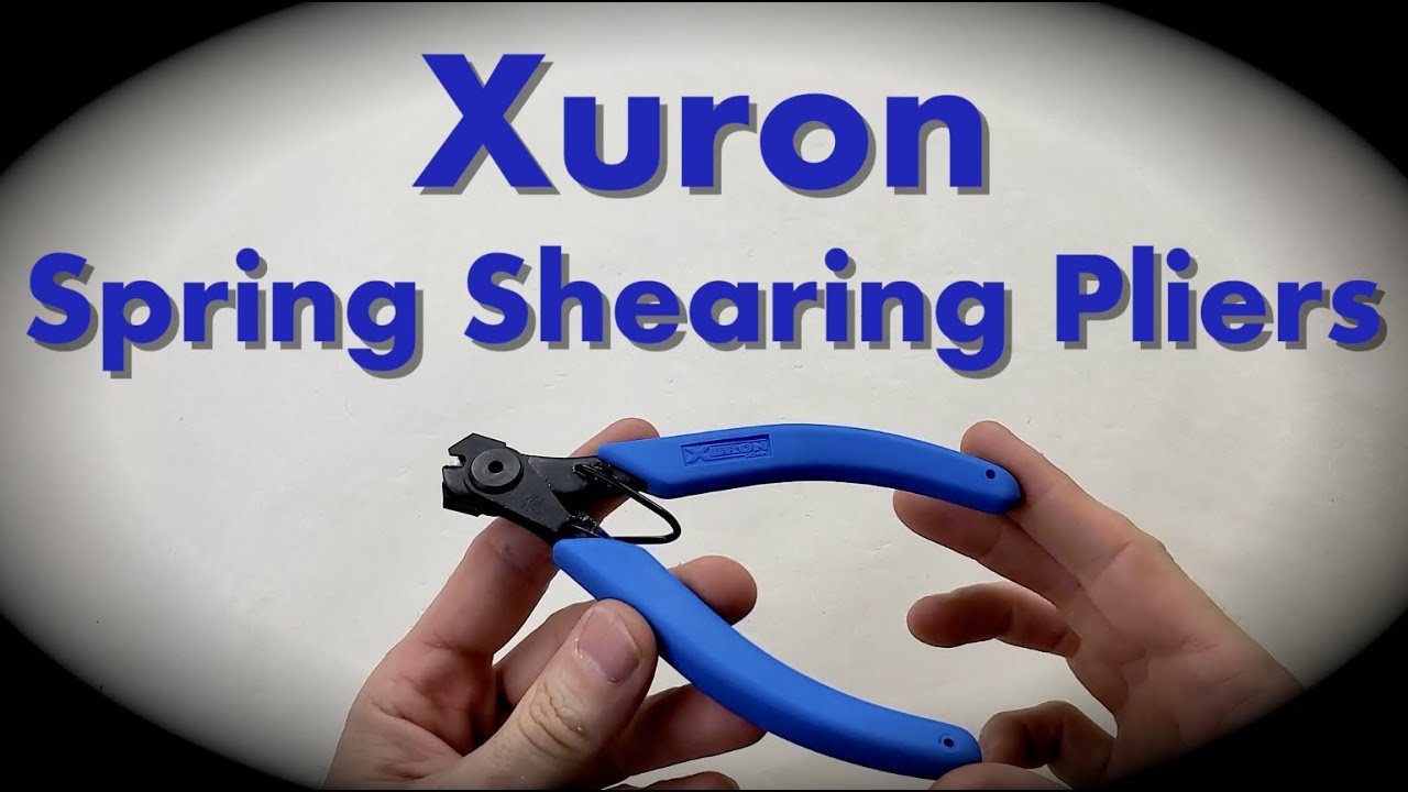 Get a workable square edge with the Xuron Spring Shearing Pliers!