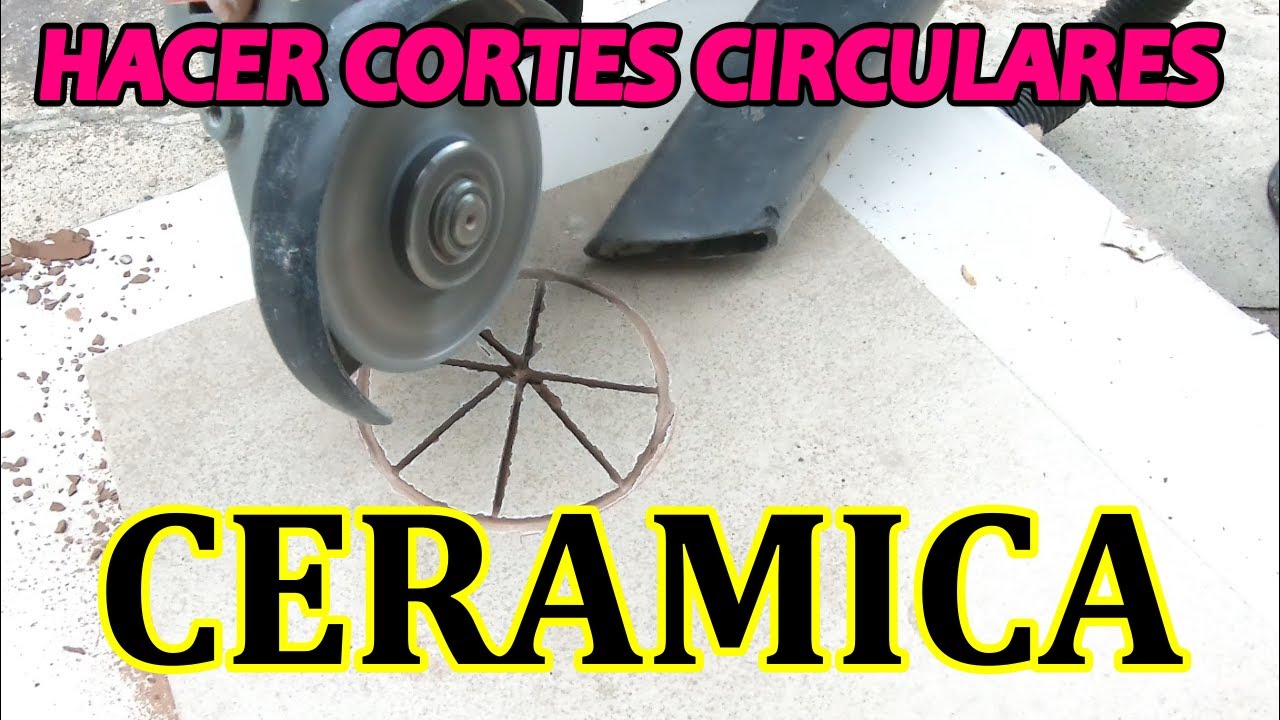 Corte Circular en Cer&aacute;mica, Porcelana o M&aacute;rmol: T&eacute;cnica y Herramientas para un Resultado Preciso