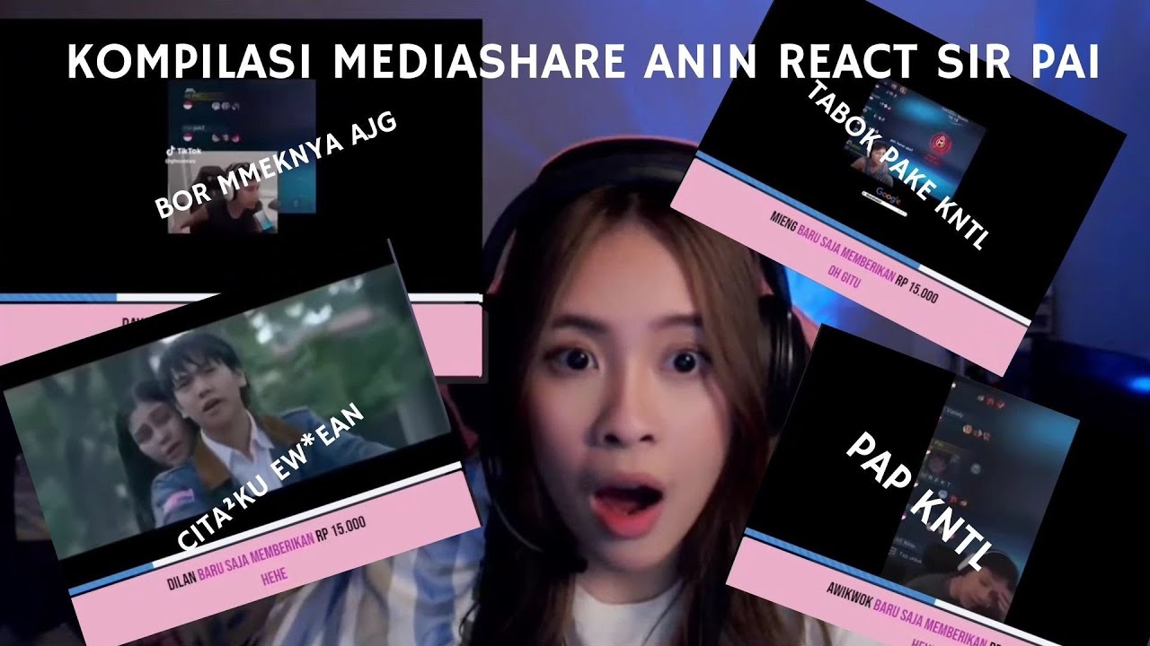 ANIN REACT KATA KATA SIR PAI |REACTION MEDIASHARE PAI #anin #aninditharahmacahyadi #pai #aepai