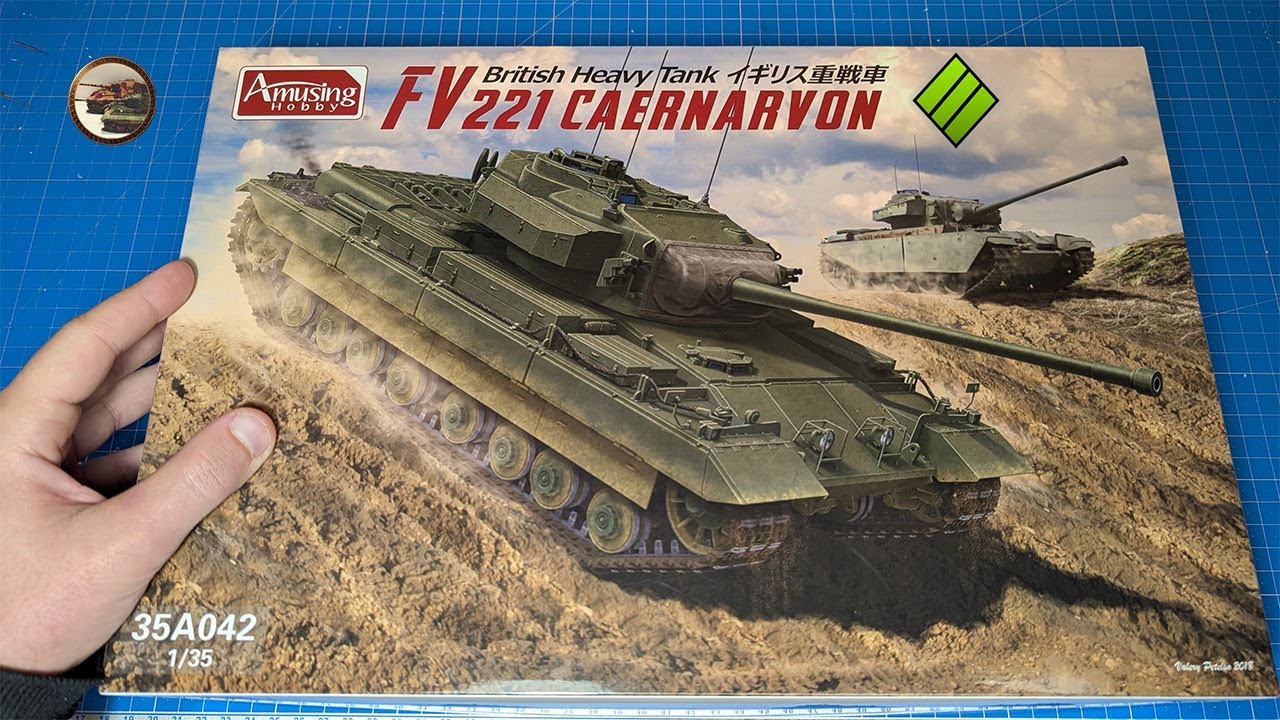 Британский тяжёлый танк CAERNARVON в масштабе 1/35 от Amusing Hobby