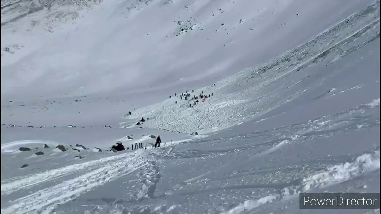 Лавина. Гудаури. 15.02.2020