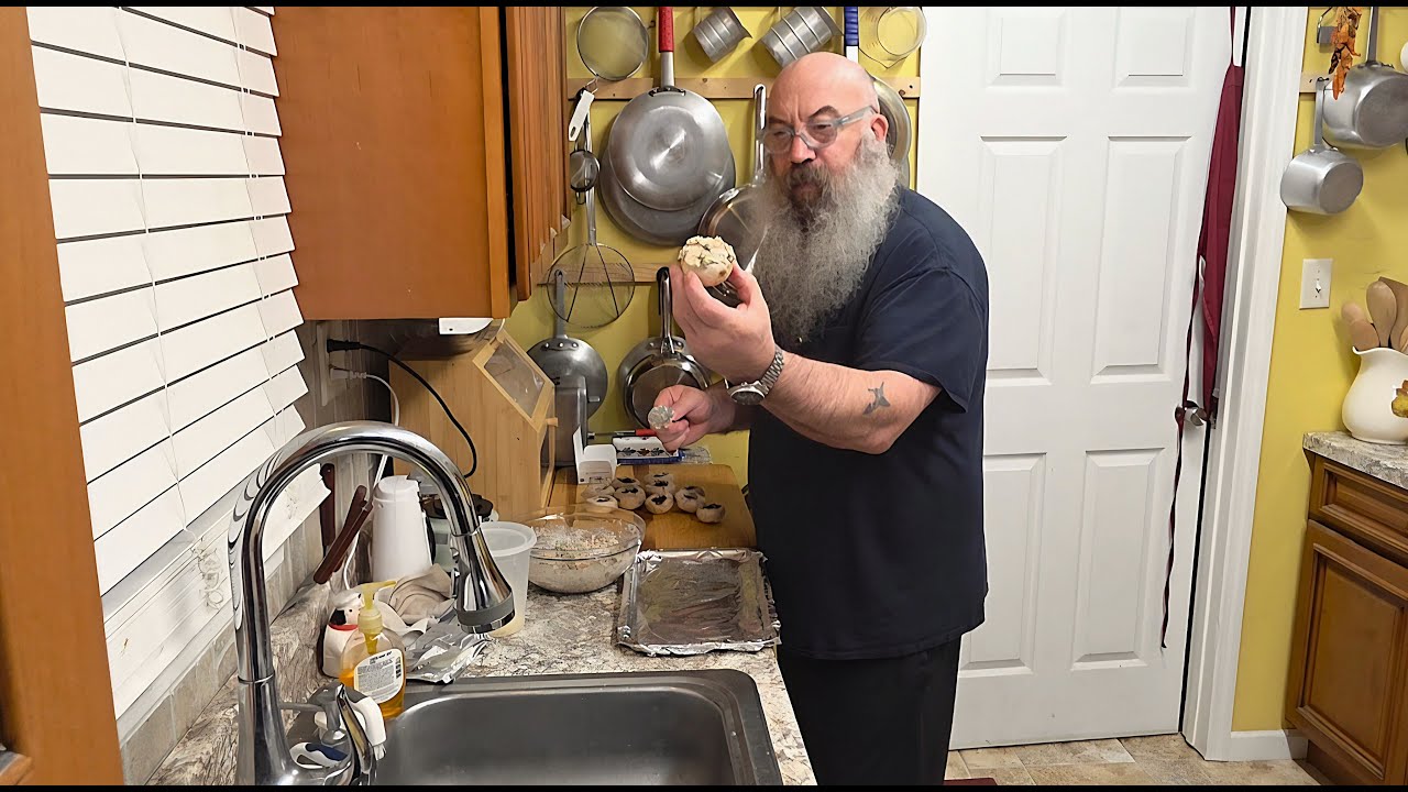 Baked Seafood Stuffed Mushrooms @orourkecooks #cooking #food