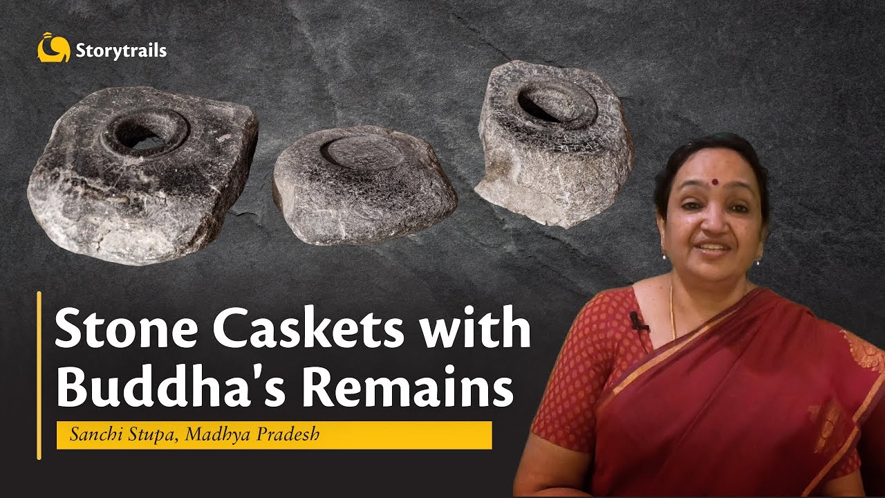 Ancient stone caskets that stored Buddha&rsquo;s relics | Sanchi Stupa, India