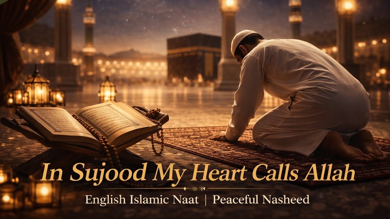 In Sujood My Heart Calls Allah | English Islamic Naat | Peaceful Nasheed