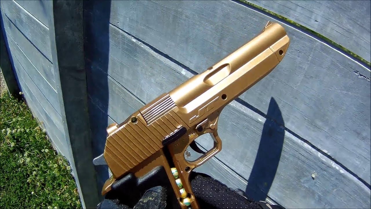 GOLD .50 Paintball Desert Eagle (it kinda stinks)  - Insane Paintball 5/12/18