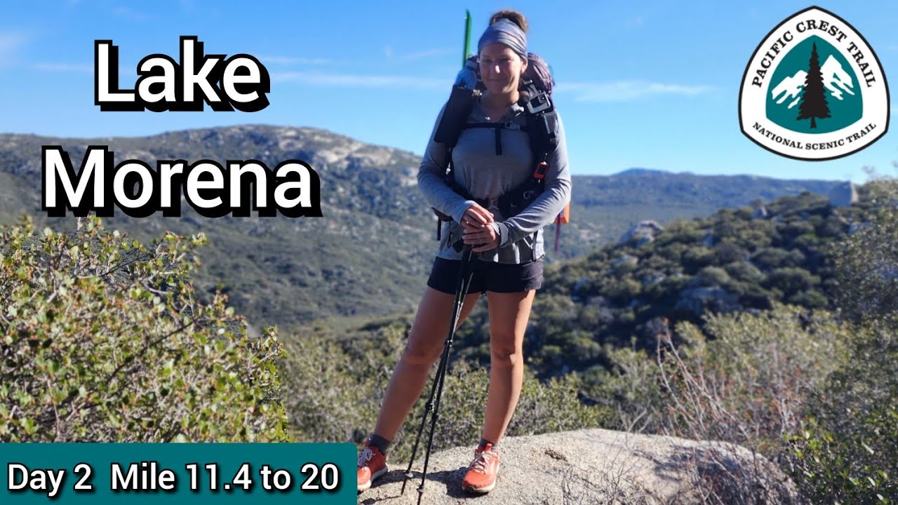 PCT 2023 - Day 2 Tentsite at 11.4 to Lake Morena Campground