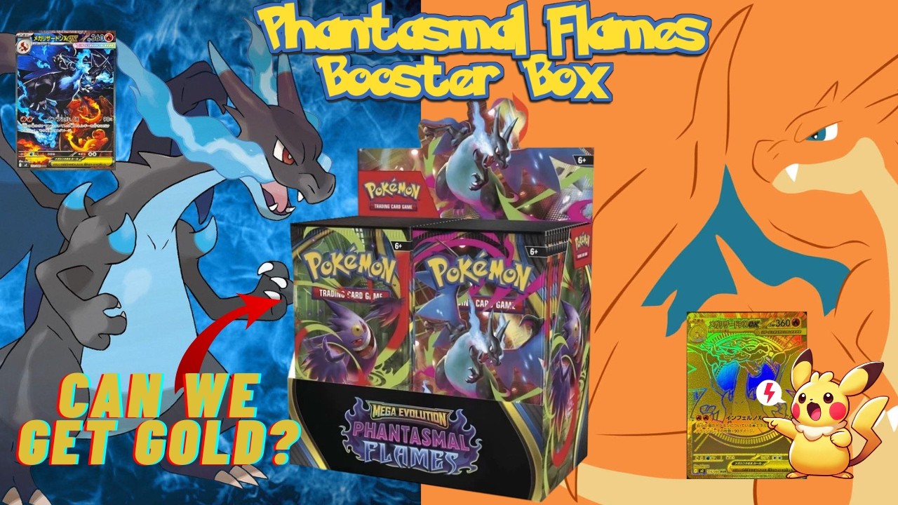 Открываем почти полную коробку бустеров Phantasmal Flames! Снова гоняемся за Чаризардом!