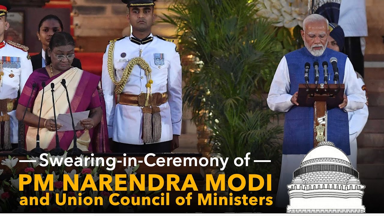 Swearing-in-Ceremony of PM Narendra Modi and Union Council of Ministers at Rashtrapati Bhavan