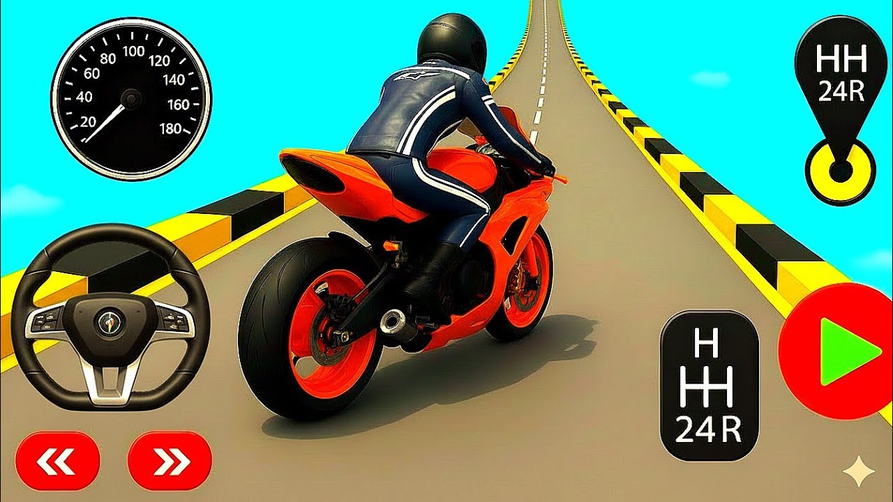 Mega Ramp Bike Racing Games 3D &ndash; Ultimate Mega Ramp Bike Stunt 3D Games &ndash; Android Gameplay Epi 105