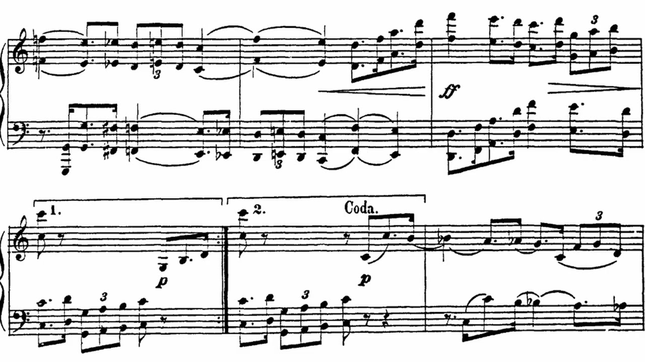 Arensky Op.1, Six Canonic Pieces