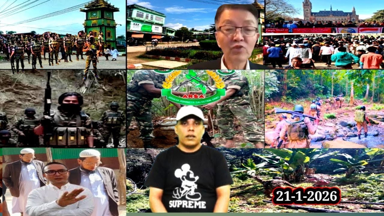 21 January 2026 Rohingya Breaking News in Arkan Situation From Kingdom of Arkan Tv Live Stream