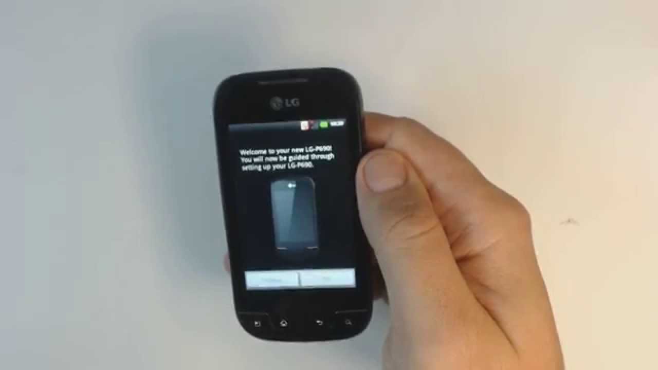 Lg Optimus Net P690 hard reset
