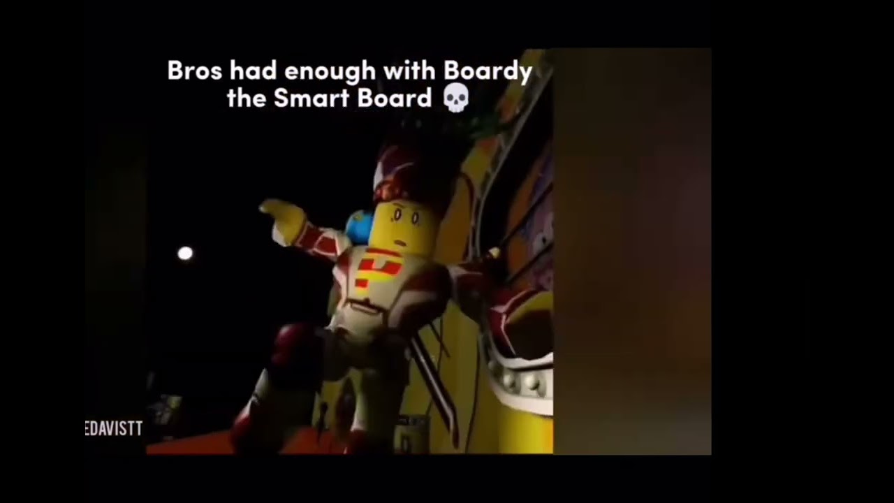 Bro had enough with boardy the smart board
