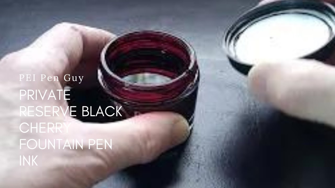 Private Reserve Black Cherry Fountain Pen Ink.