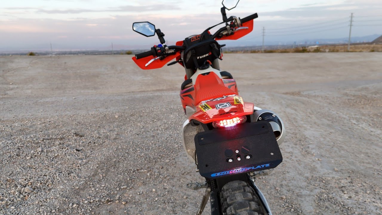 Tidy Tail Lighting Bundle Install. Taco Moto. 2024 KTM 500 EXC-F
