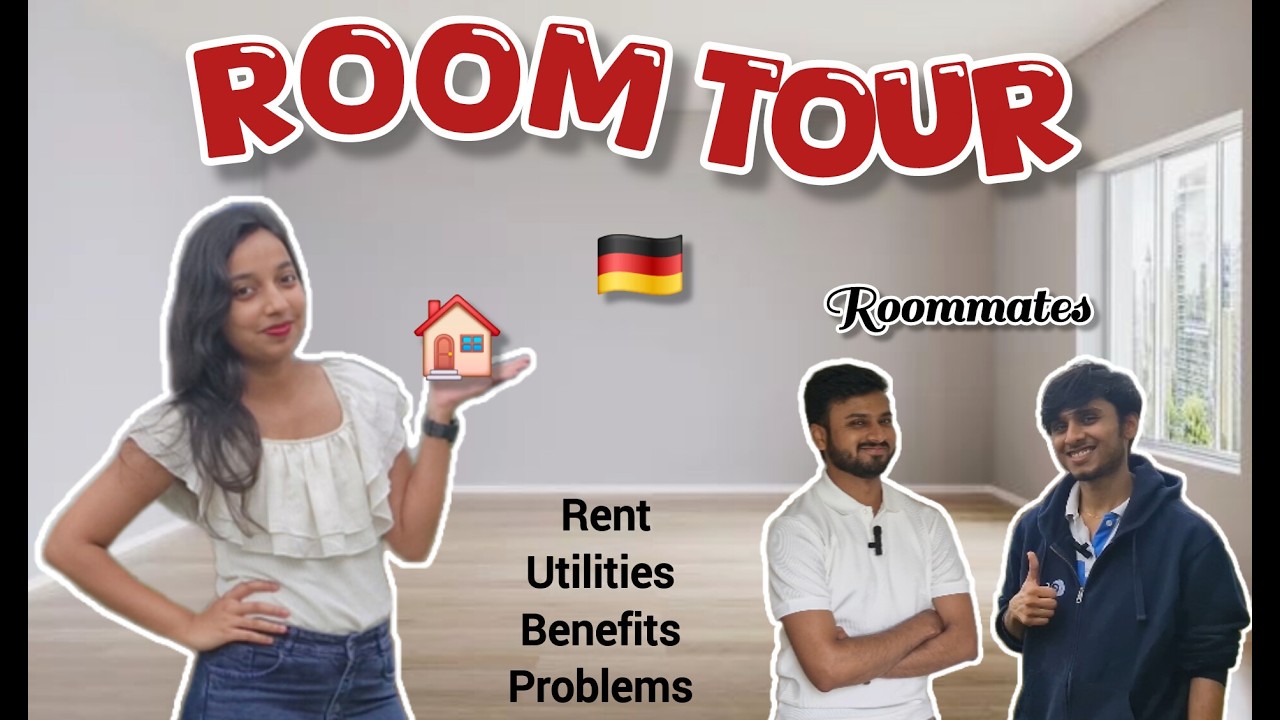 Home Tour in Germany | Student Dorm 🇩🇪 | Shared Apartment | Rent, Deposit, Pros and Cons