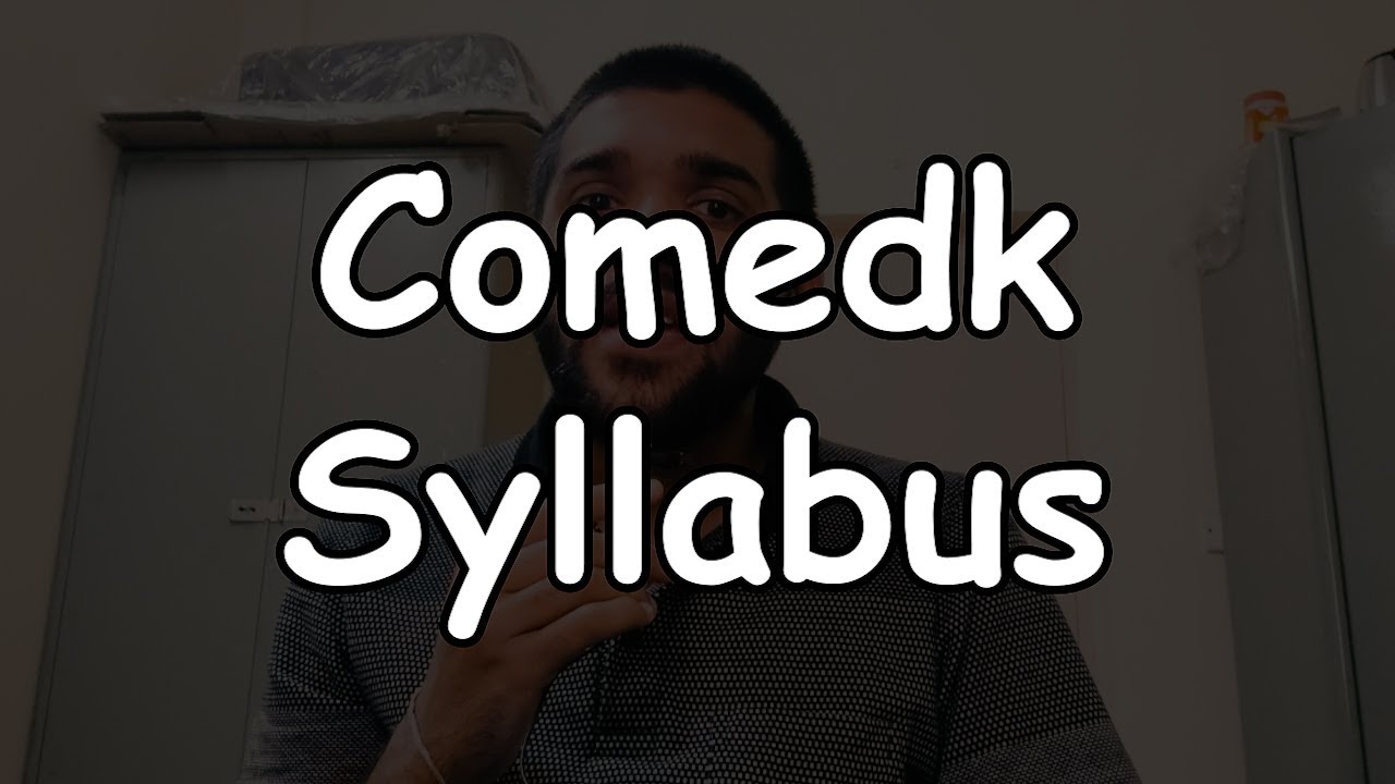 Comedk 2022 Syllabus