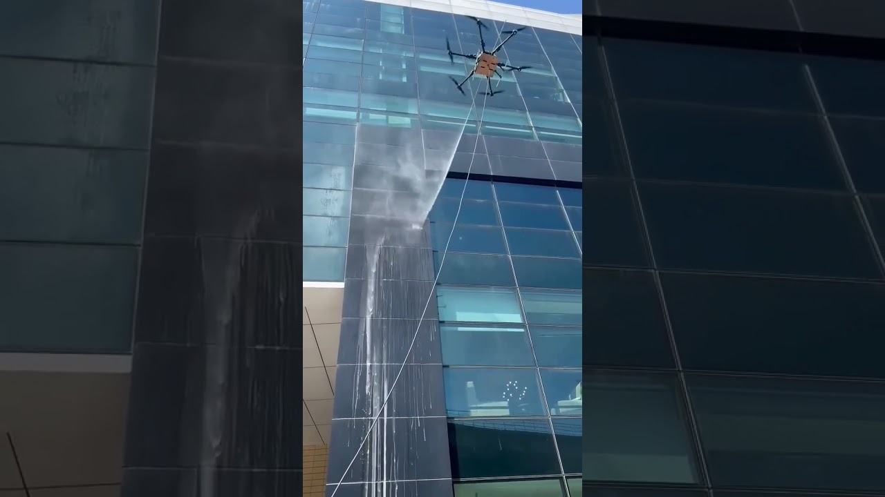 Flying Cleaners: How to Clean Windows with a Drone?